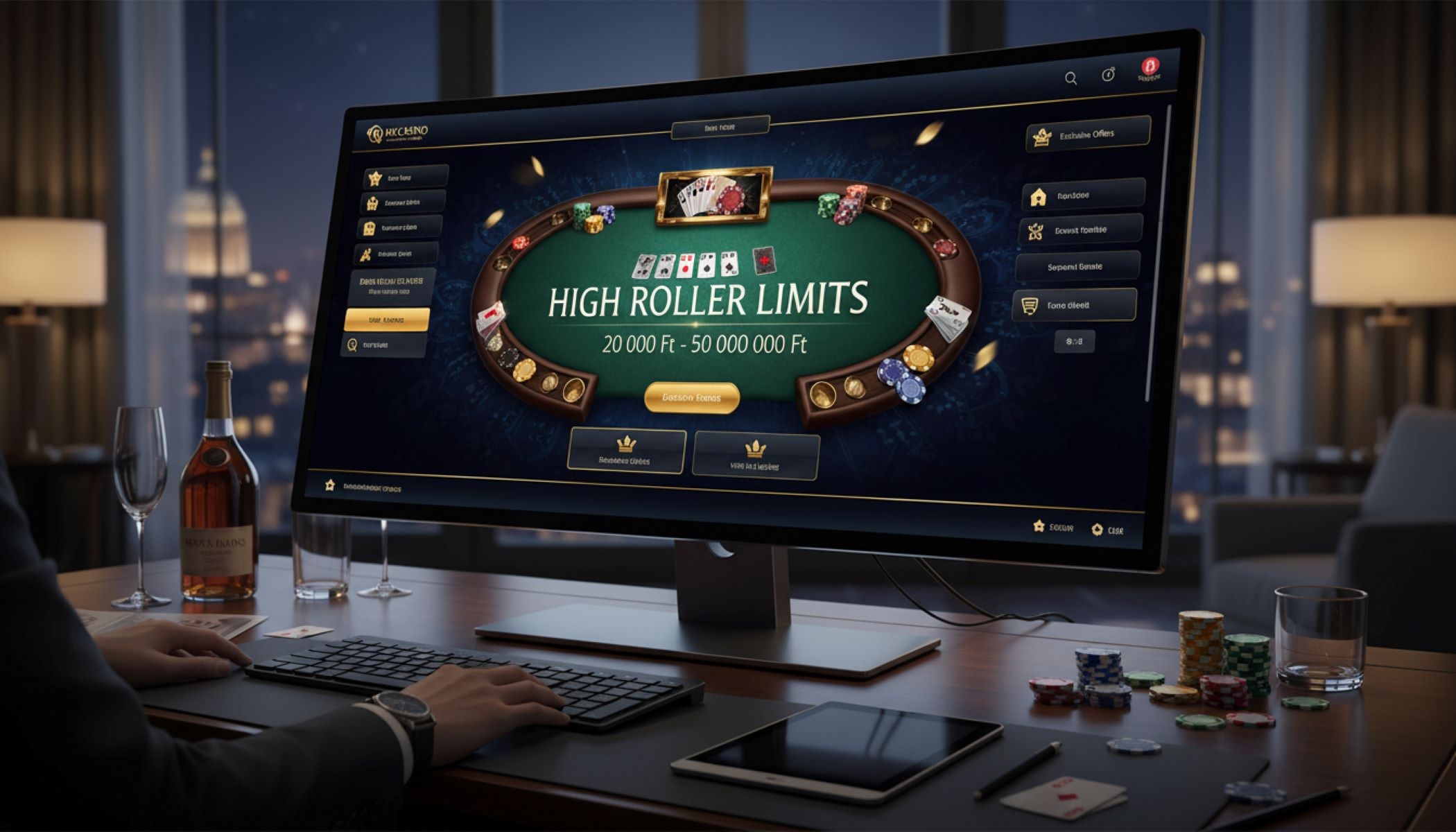 Limitek a high roller játékosok számára